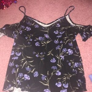 Off the shoulder tank top shirt